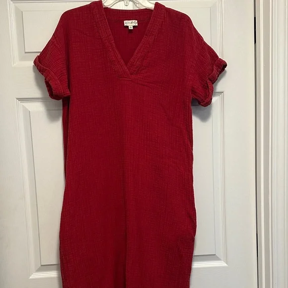Wonderly Vibrant Red Maxi Dress - Picture 1 of 8